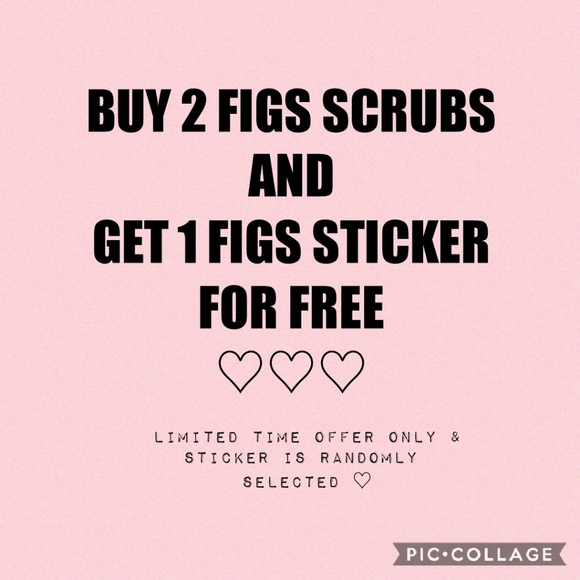 FIGS Chalk Pink Chisec (M) - Picture 6 of 6